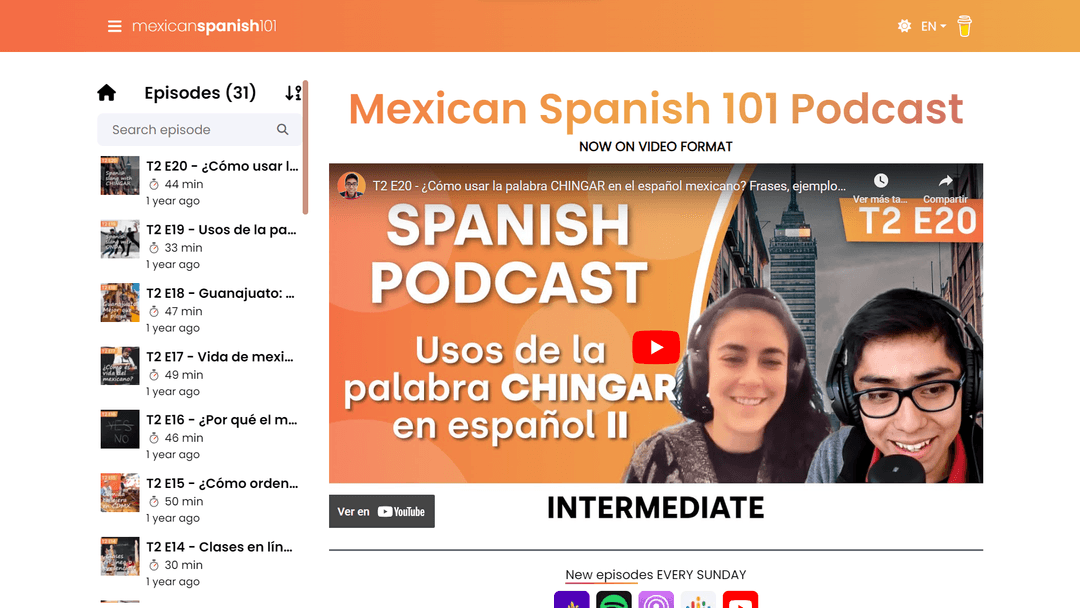 Mexican Spanish Podcast